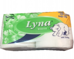 Giấy vệ sinh Lyna thơm giá rẻ TPHCM